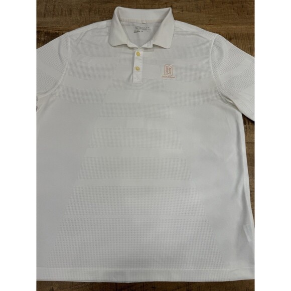 Nike Golf Tour Performance Dri Fit Polo Shirt Size XL Mens TPC San Antonio White - Picture 4 of 11